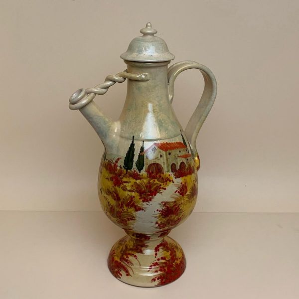 PA227CT 45 - Amphor with spout and lid cm. 45 h.